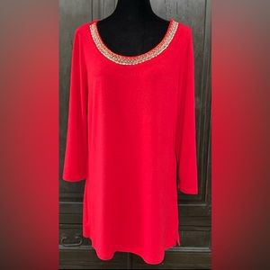 La Vanya Red oversized sweater - Size Medium